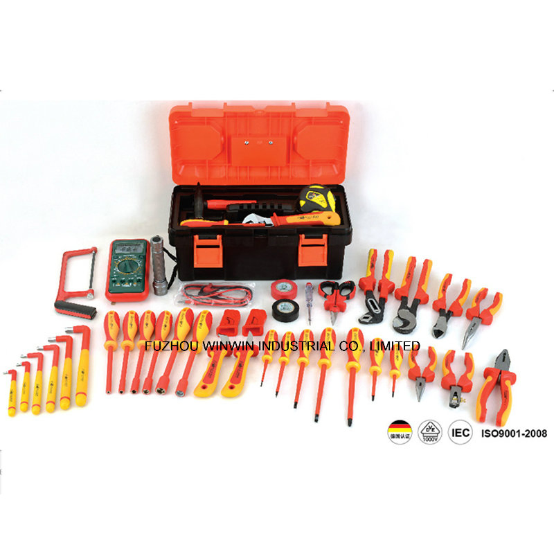 40PCS VDE Insulated Tool Kit, 1000V VDE Insulated Electrician Tool Set (WW-2120)