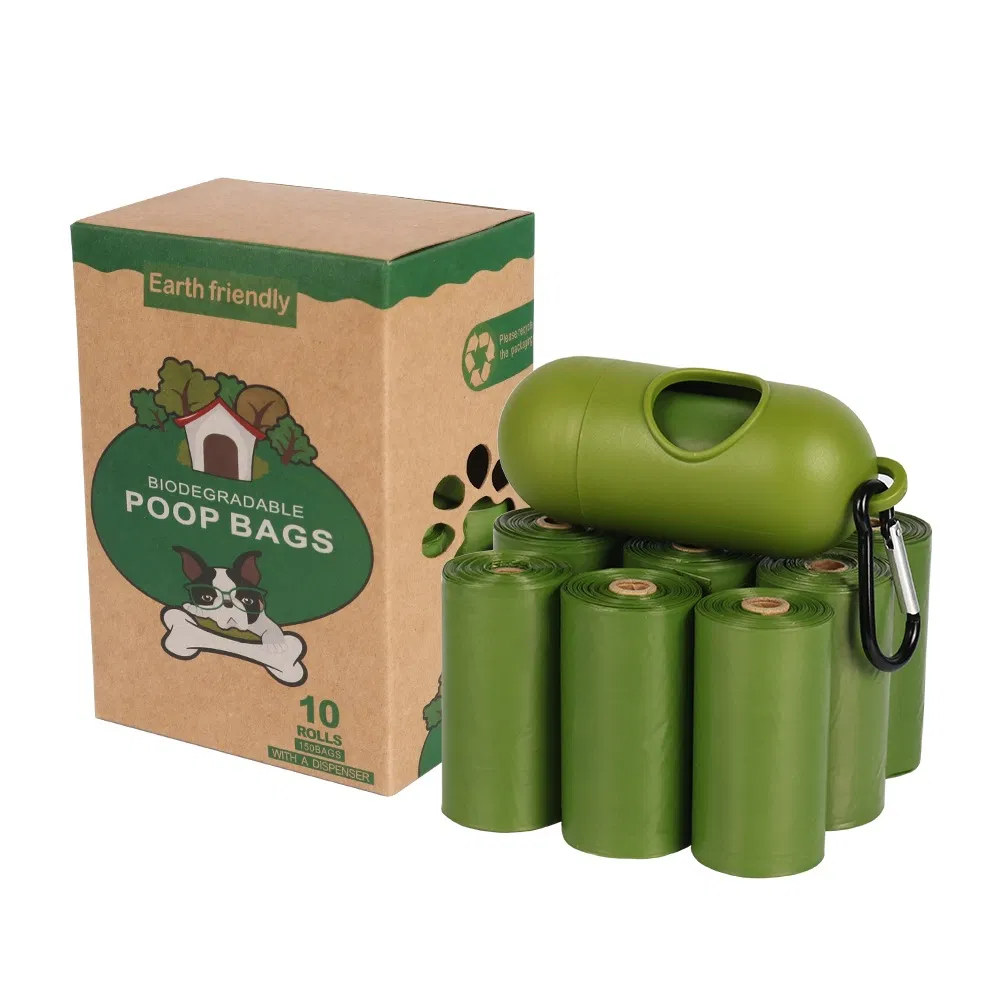 Eco-Friendly Customized Cornstarch Pet Waste Bags for Dogs