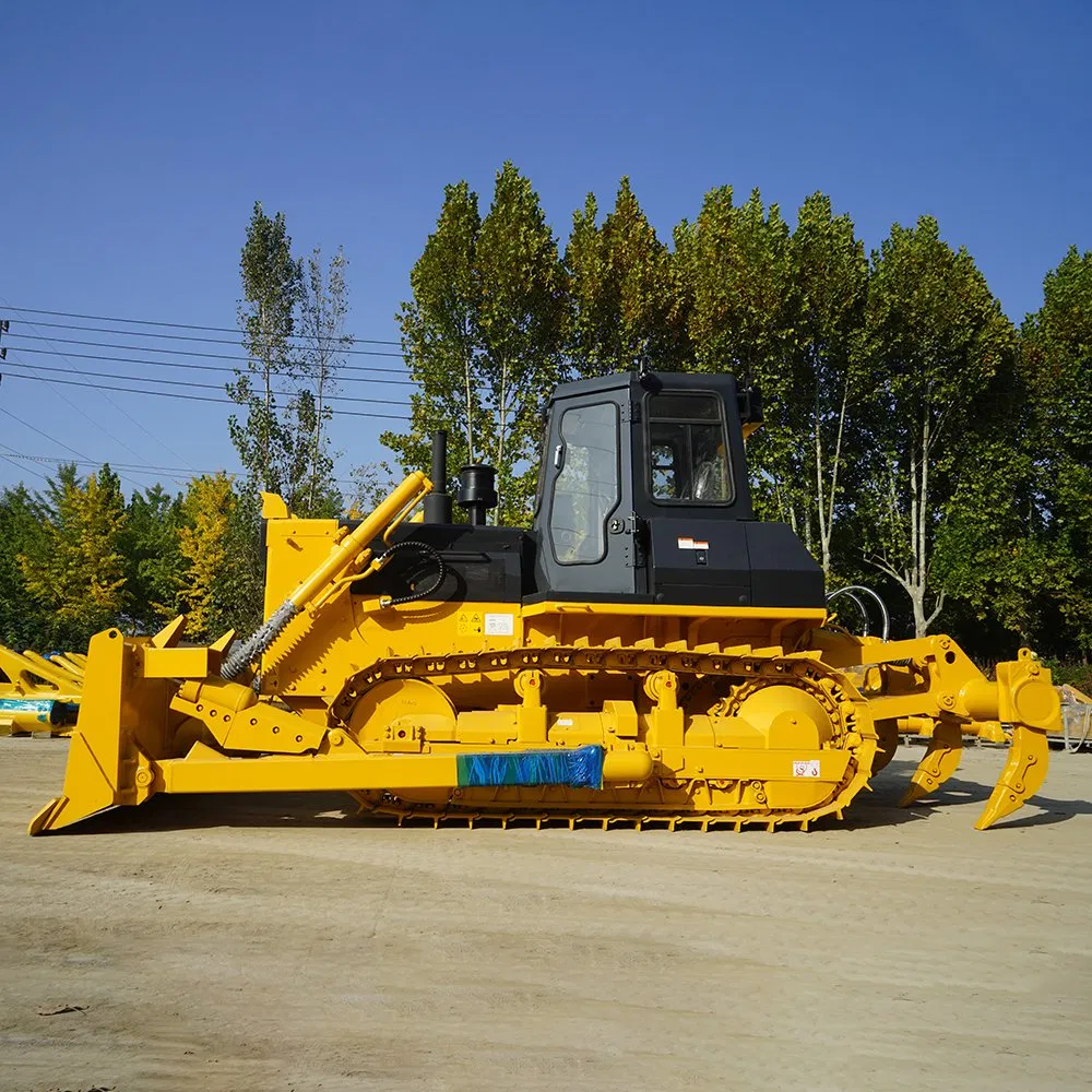 Hoptop 170HP Hydraulic Crawler Bulldozer for Infrastructure Land Leveling