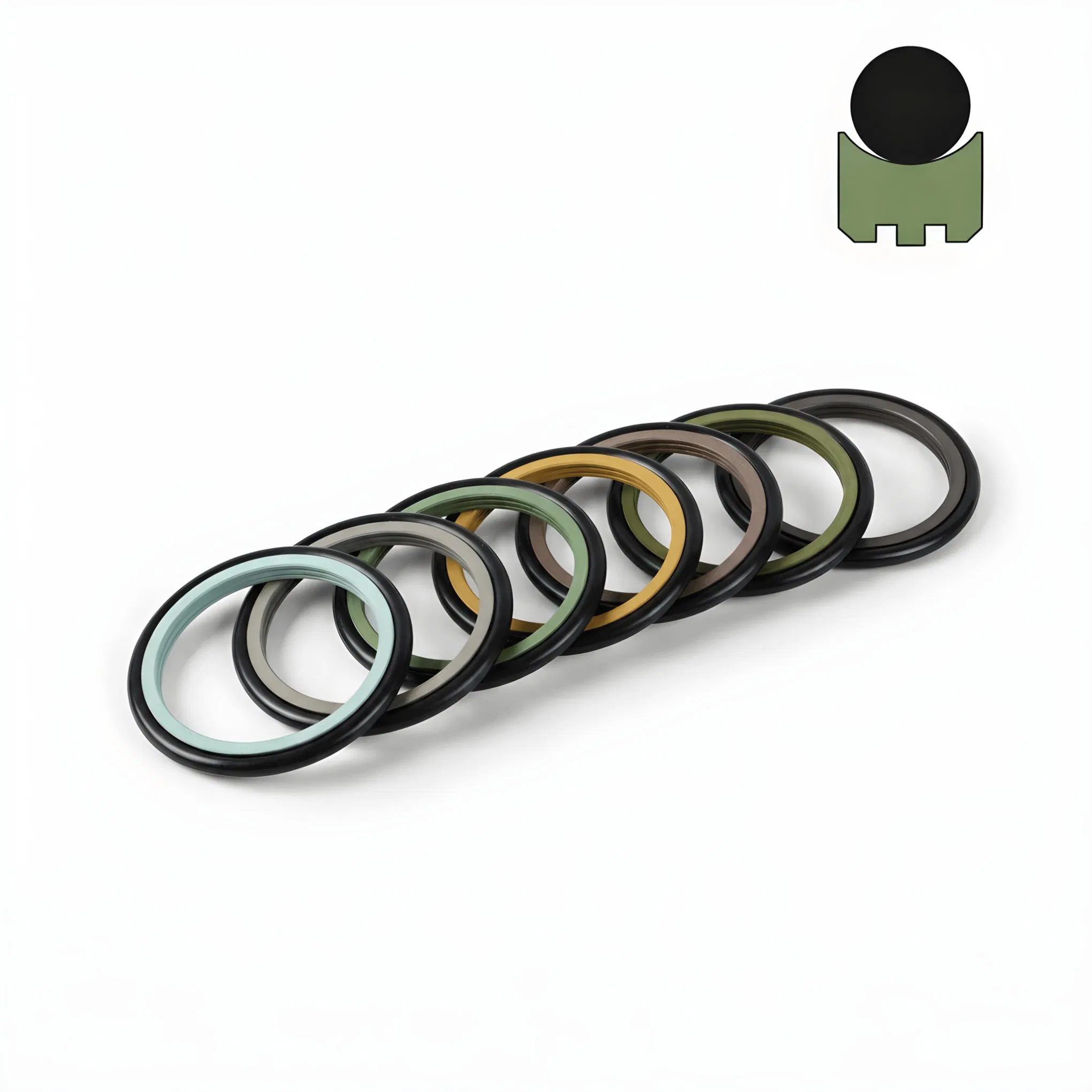 GRS PTFE Hydraulic Rotary Oil Seal for Hydraulic Cylinder