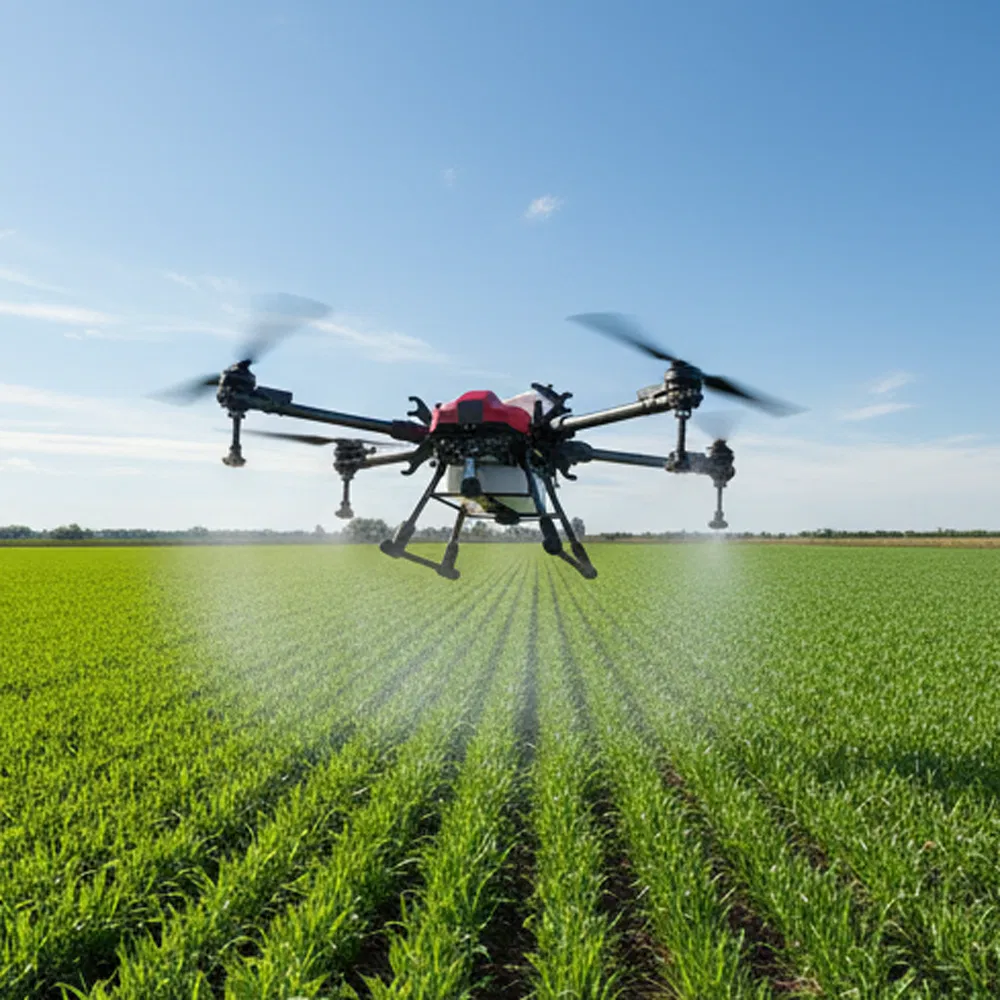 Autonomous Agricultural Spray Drone with Obstacle Avoidance and Route Planning