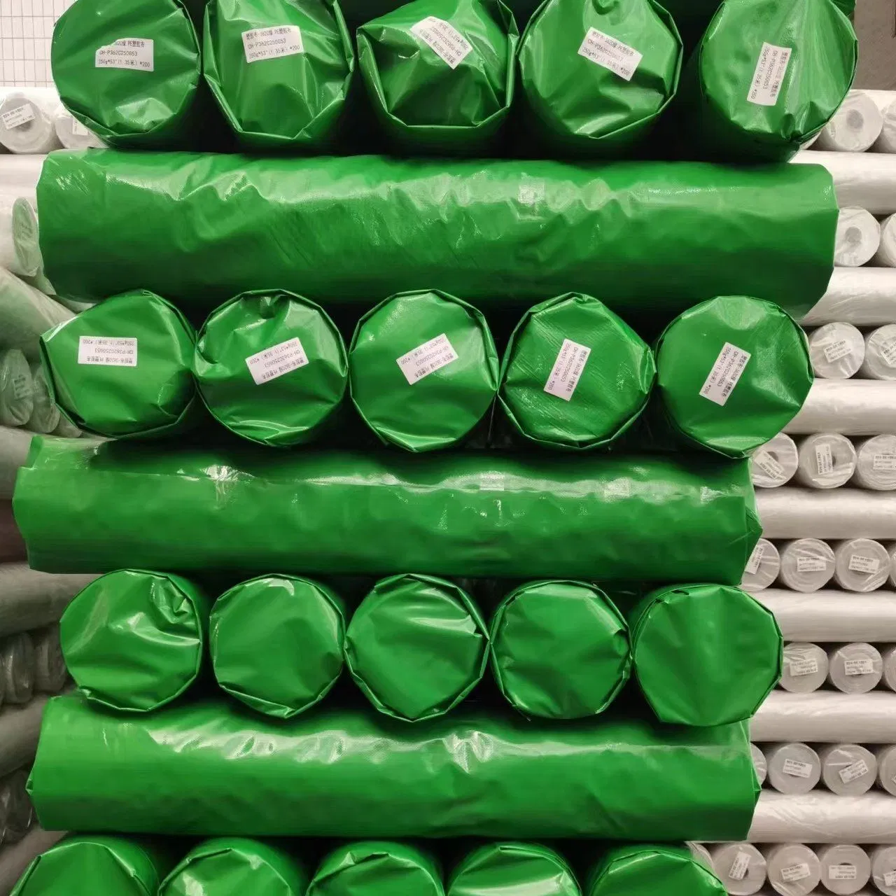 Laminated PE Woven Fabric Roll for Packaging Bags FIBC Bulk Bag Material Rice Cement Flour Sack Fabric Custom Print & Size