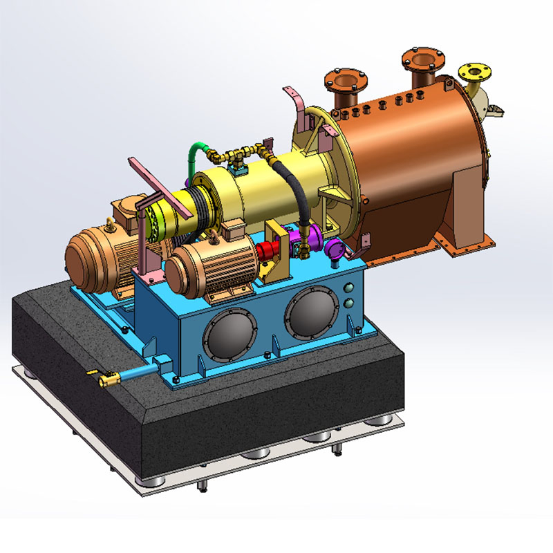 Two-Stage Titanium Alloy Pusher Centrifuge for Salt Production