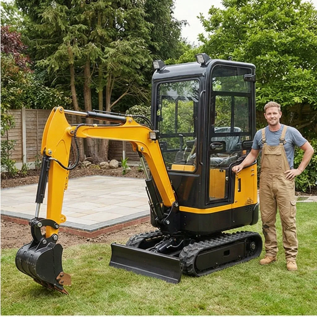 Mini Excavator 1 Ton 2 Ton 3.5 Ton EPA Small Digger Farm Garden Construction Excavator for Sale