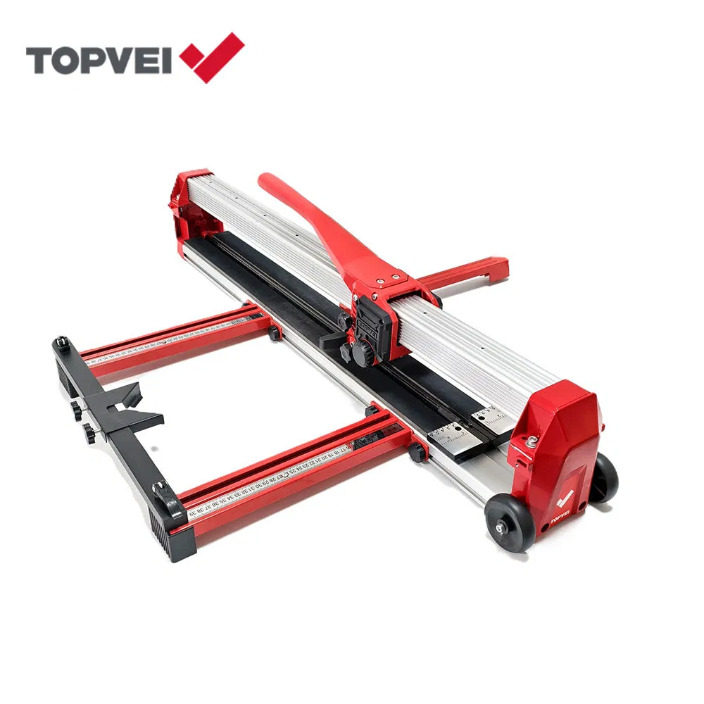 Topvei Tc-X01 800mm Manual Tile Cutting Machine Industrial Handheld Steel Push Knife Portable Ceramic Cutting Tool