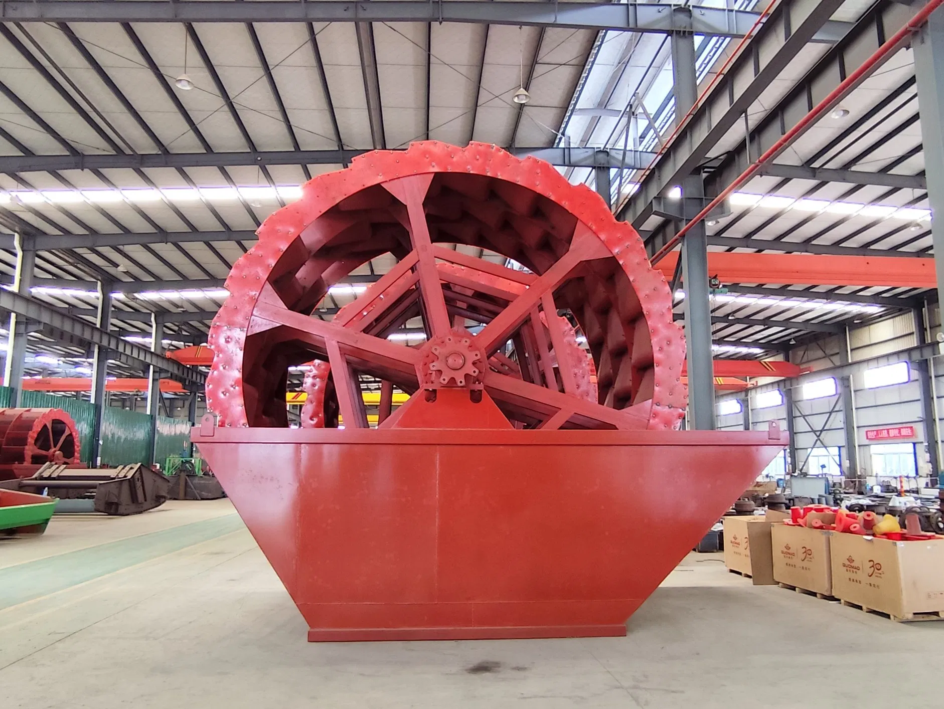Lavadora de arena de rueda Pantalla vibratoria Máquina tamizadora mineral Lineal