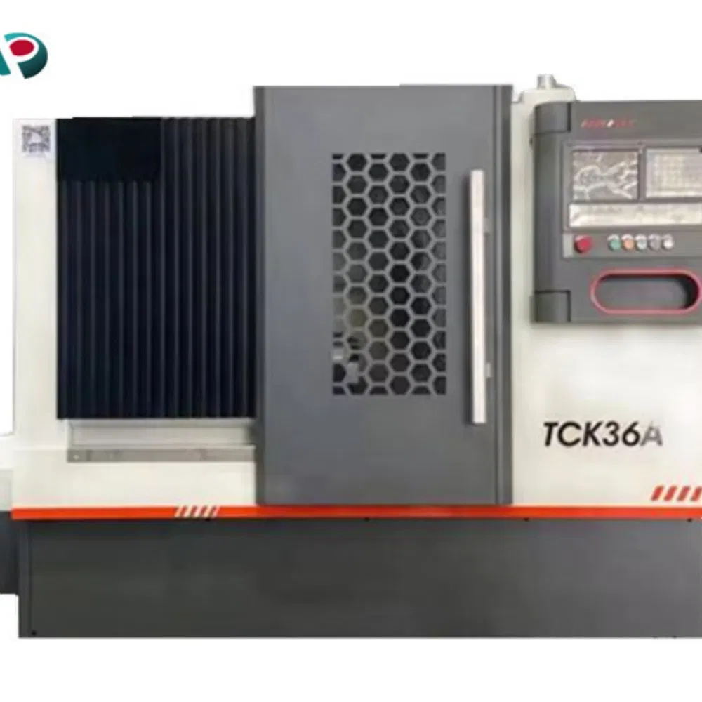 جيبتس CE/ISO مخرطة معدنية CNC متكاملة بسرير مائل Tck36A