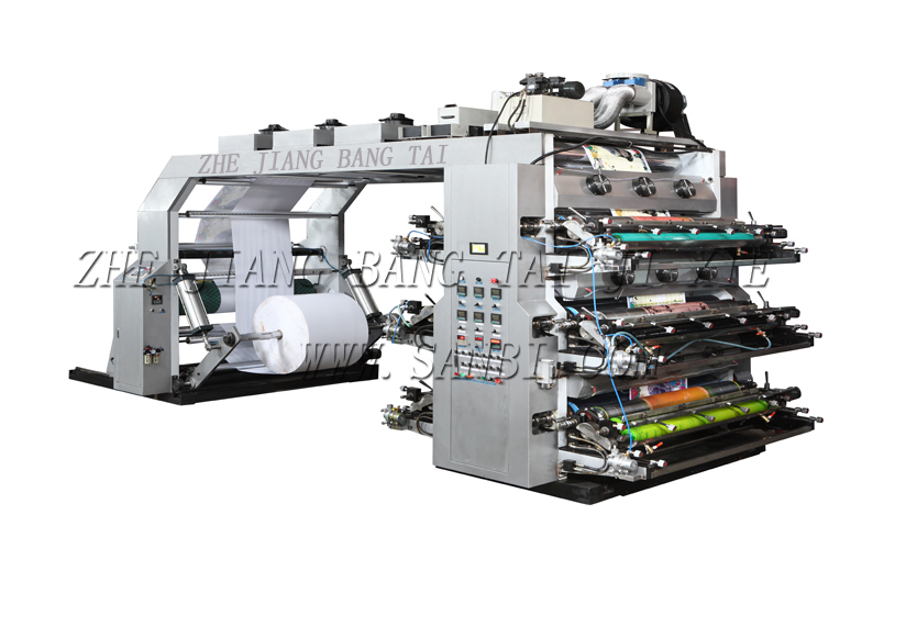 6 Colors High Speed Flexo Printing Machine (CE)