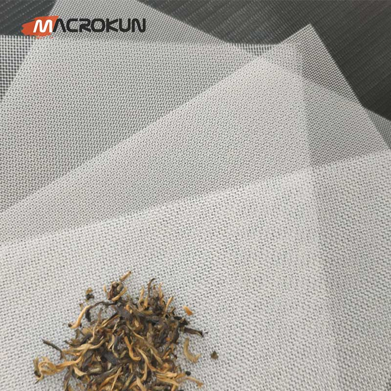 Alimento di grado 150 micron 100% nylon setaccio filtro rete nylon tessuto a trama semplice per filtro