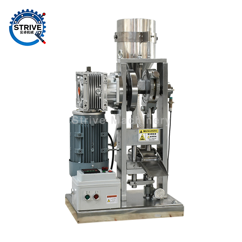 Pharmaceutical Automatic Large Diameter Pill Candy Making Machine Cleaning Tablet Press