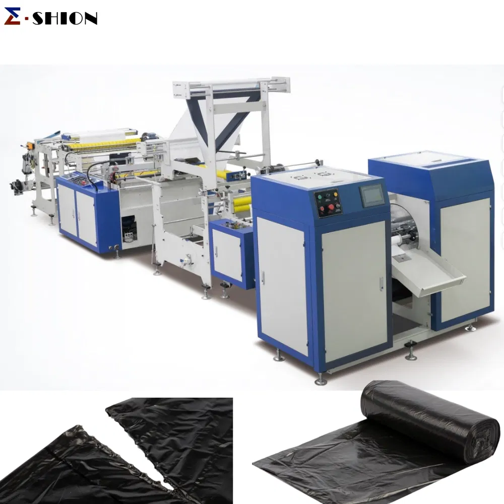 Automatic Trash Rolling PE Garbage Bag Making Machinery