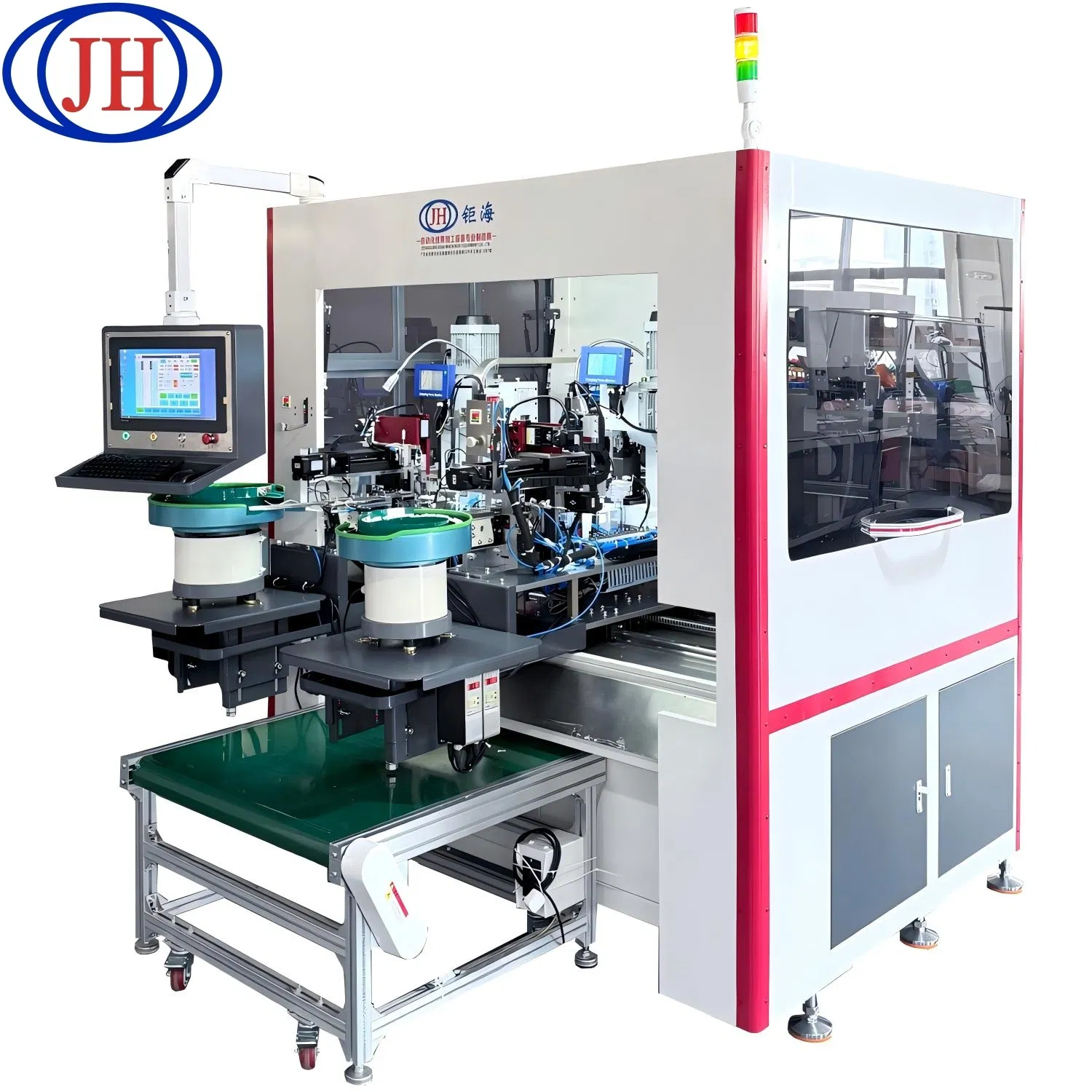 Fully Automatic Multi-Story Housing Terminal Crimping and Connector Insertion Machine