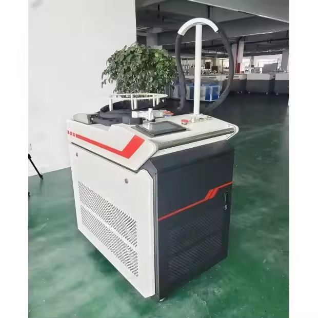 Máquina de soldadura láser de fibra portátil de 1000W/1500W para metal y acero