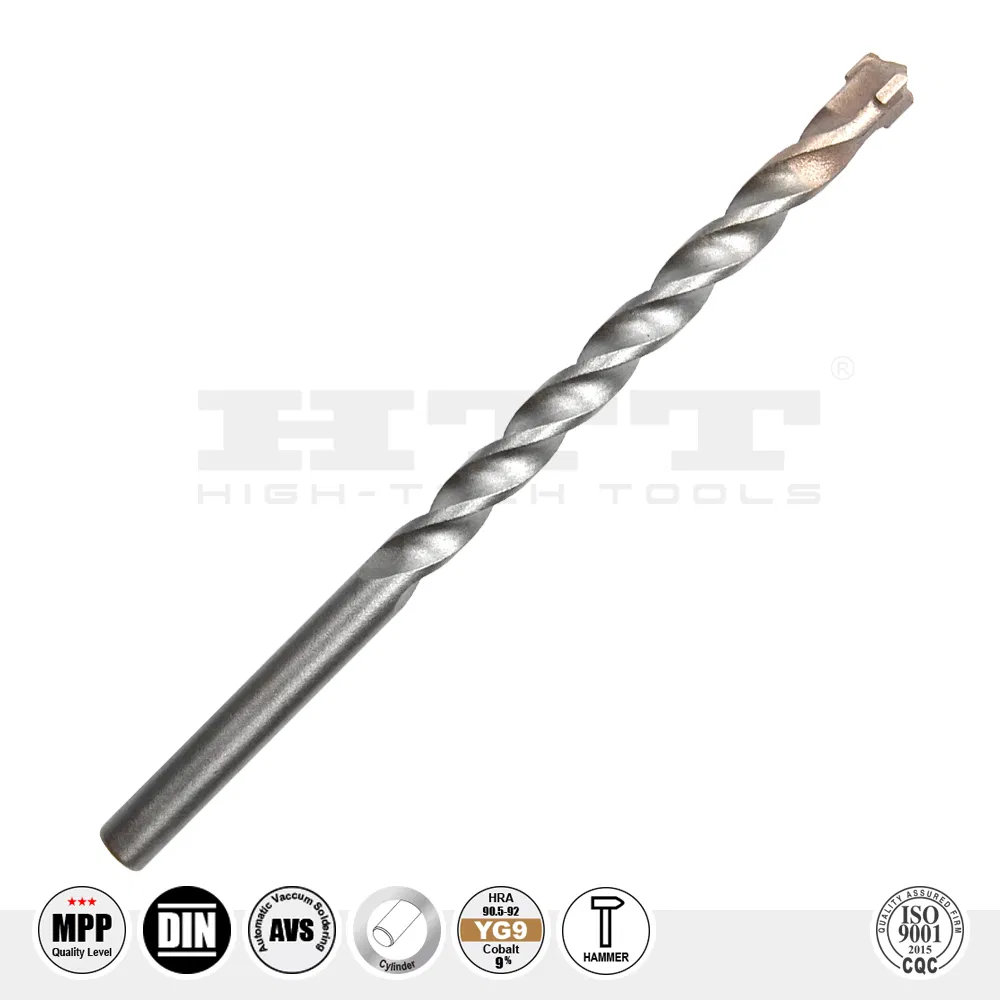 Premium Quality Y Cutter Quick-Drill Masonry Drill Bit Cylindrical Shank for Stone Brick Granite Drilling