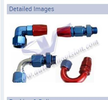 Aeroquip AN Hose Fittings for Car Racing and Performance Tuning
