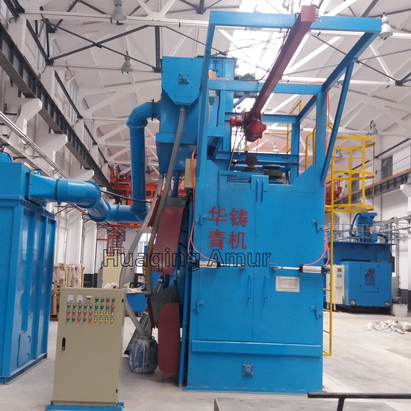 Automatic Surface Cleaning Hook Shot Blasting Machine