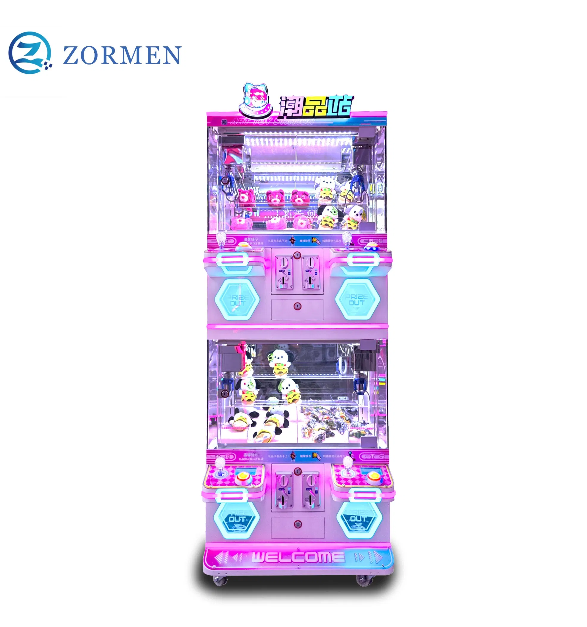 Mini Plush Toy Crane Claw Machine Coin-Operated Arcade Game Center Equipment Machine