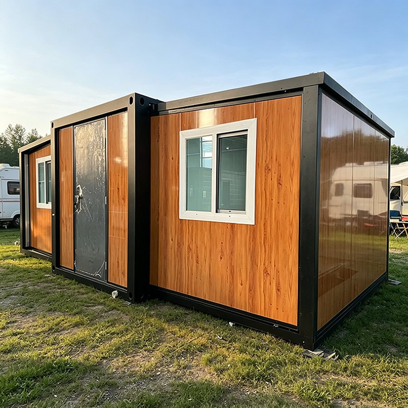 Ready to Live Foldable Expandable Container House Luxury 20FT 40FT Prefabricated Portable Hotel Solar