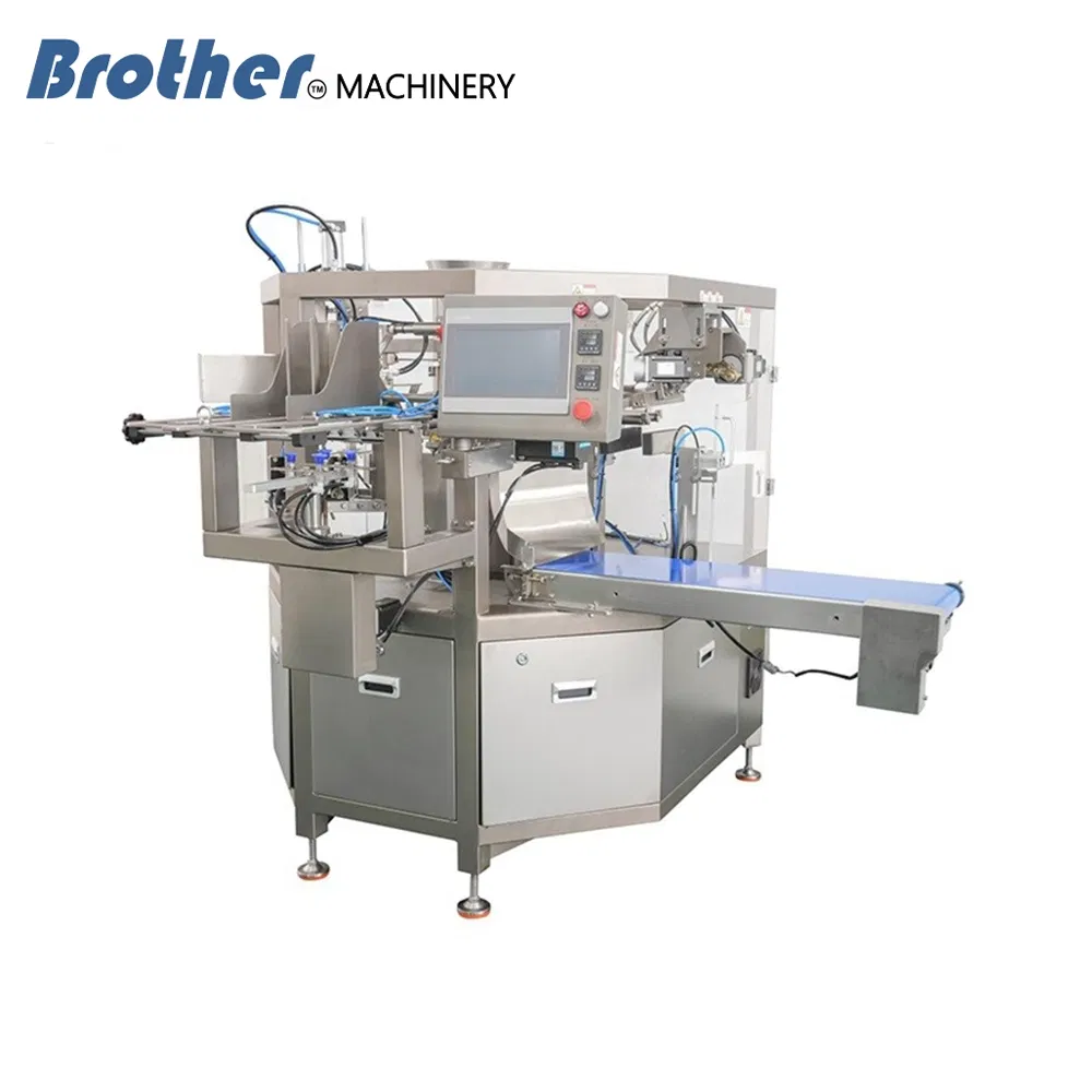 High-Speed Premade Bag Packing Machine 60 Bags/Min for Granules and Powders