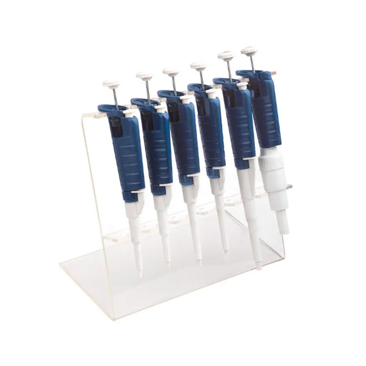 Pipeta de volumen ajustable de un solo canal totalmente autoclavable de 0,2 μL a 10 mL para laboratorio