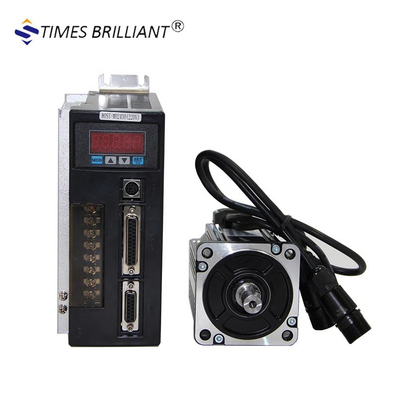 750W AC Servo Motor and Driver Set for CNC Machines
