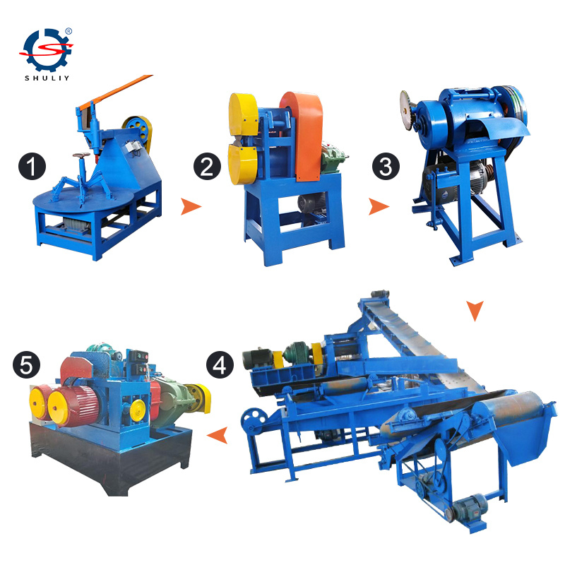 Waste Tire Recycling Machine for Rubber Powder and Granule