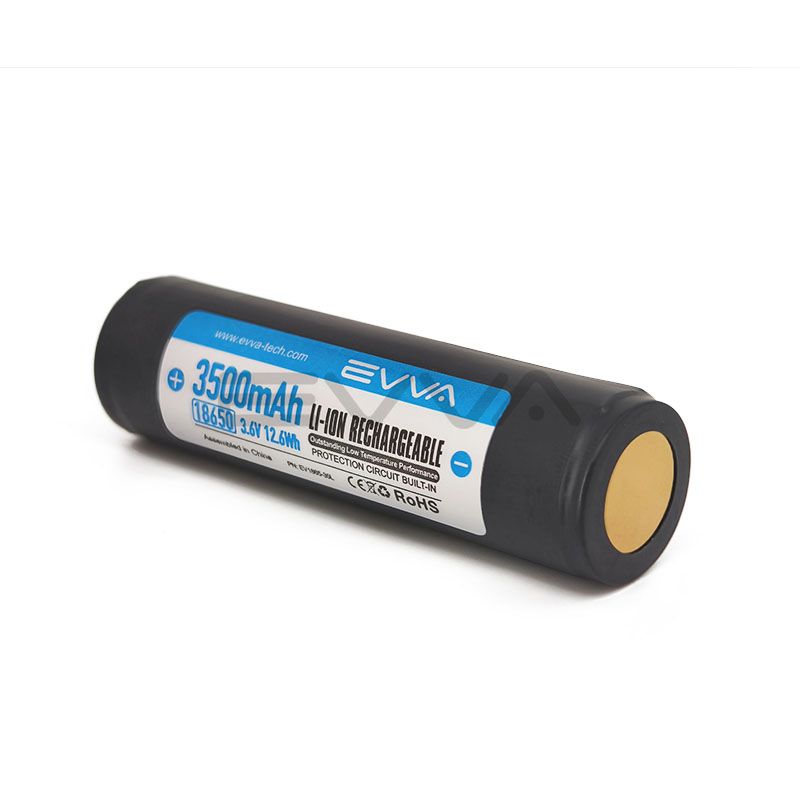 EVVA 18650 3500mAh Batería de Ion de Litio para Linterna
