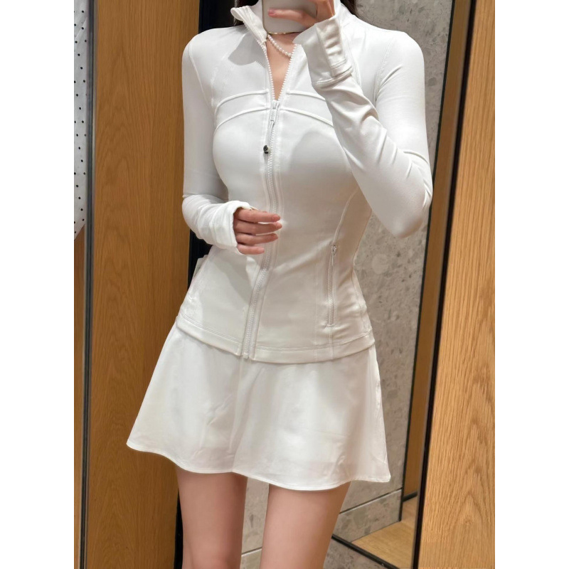 Yoga Top with a Stand-up Collar for Ladies Exercise and Fitness