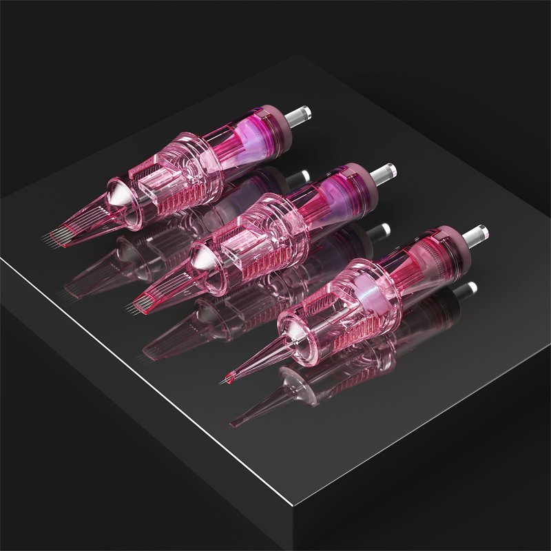Pink Disposable Tattoo Needles 20PCS Cartridge Needles