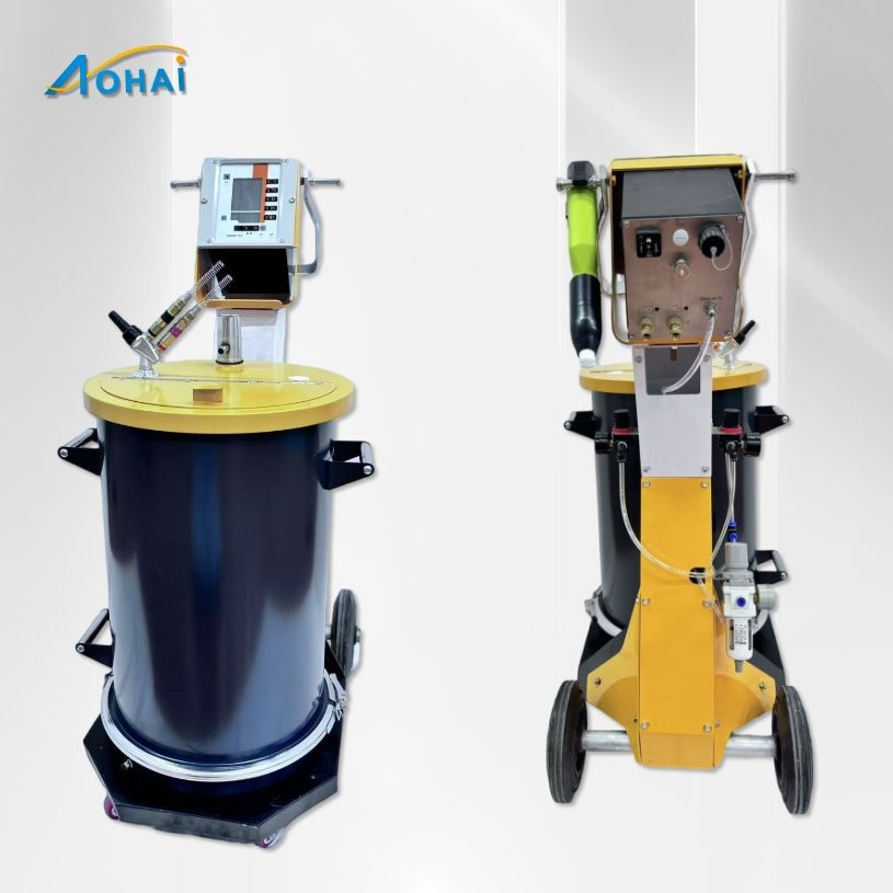 OTP-2F Manual Electrostatic Powder Coating Equipment System Spray Gun Painting Spraying Machine