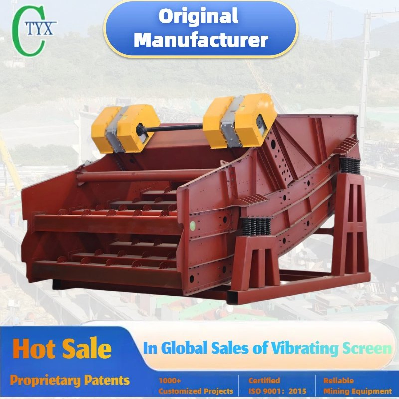 Straight Equal Thickness Banana Screen Mining Processing Linear Vibrating Sifter Sieving Equipment for Mineral Coal