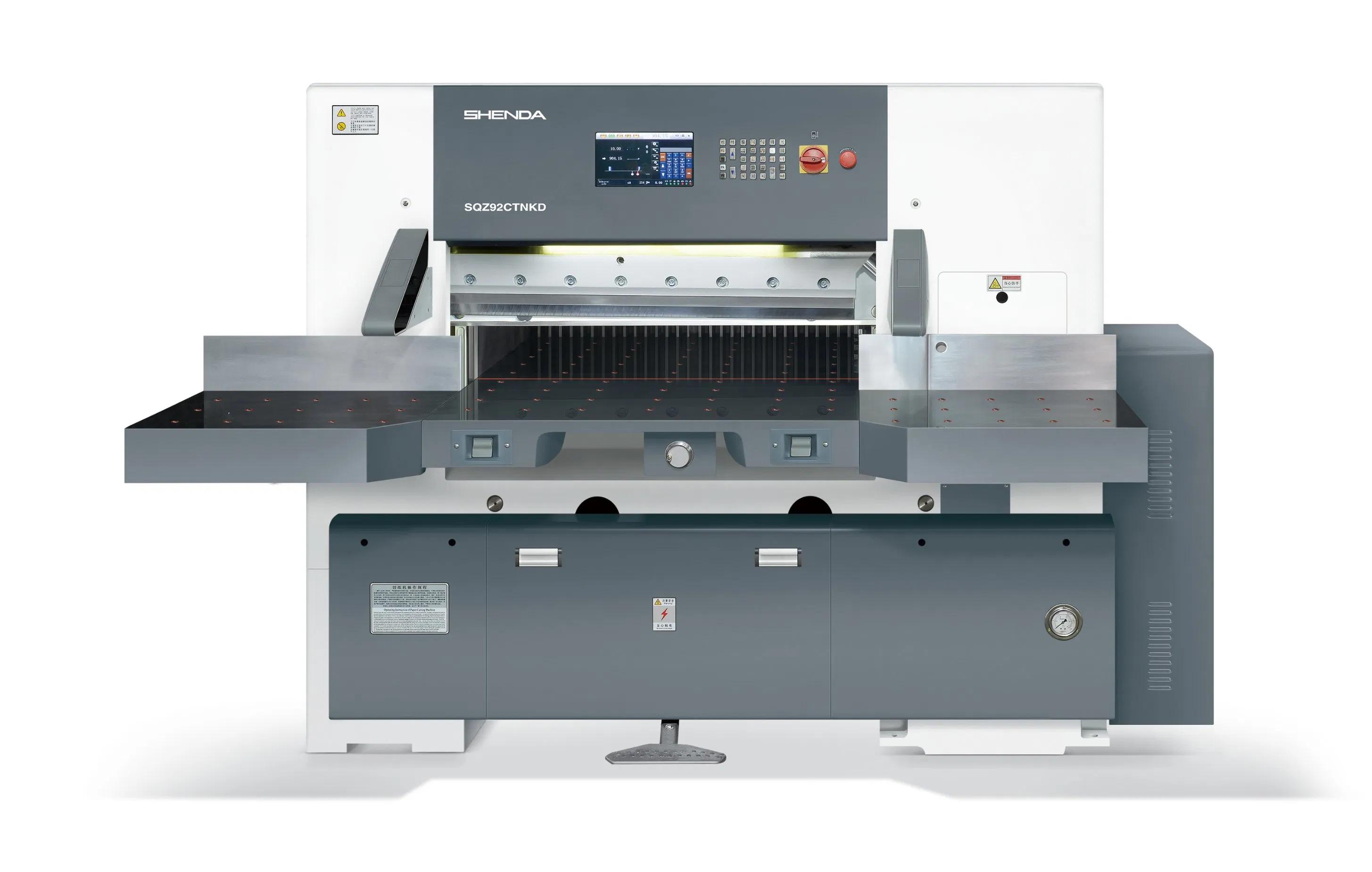 Double Hydraulic Computerized Flat Paper Cutter Machine