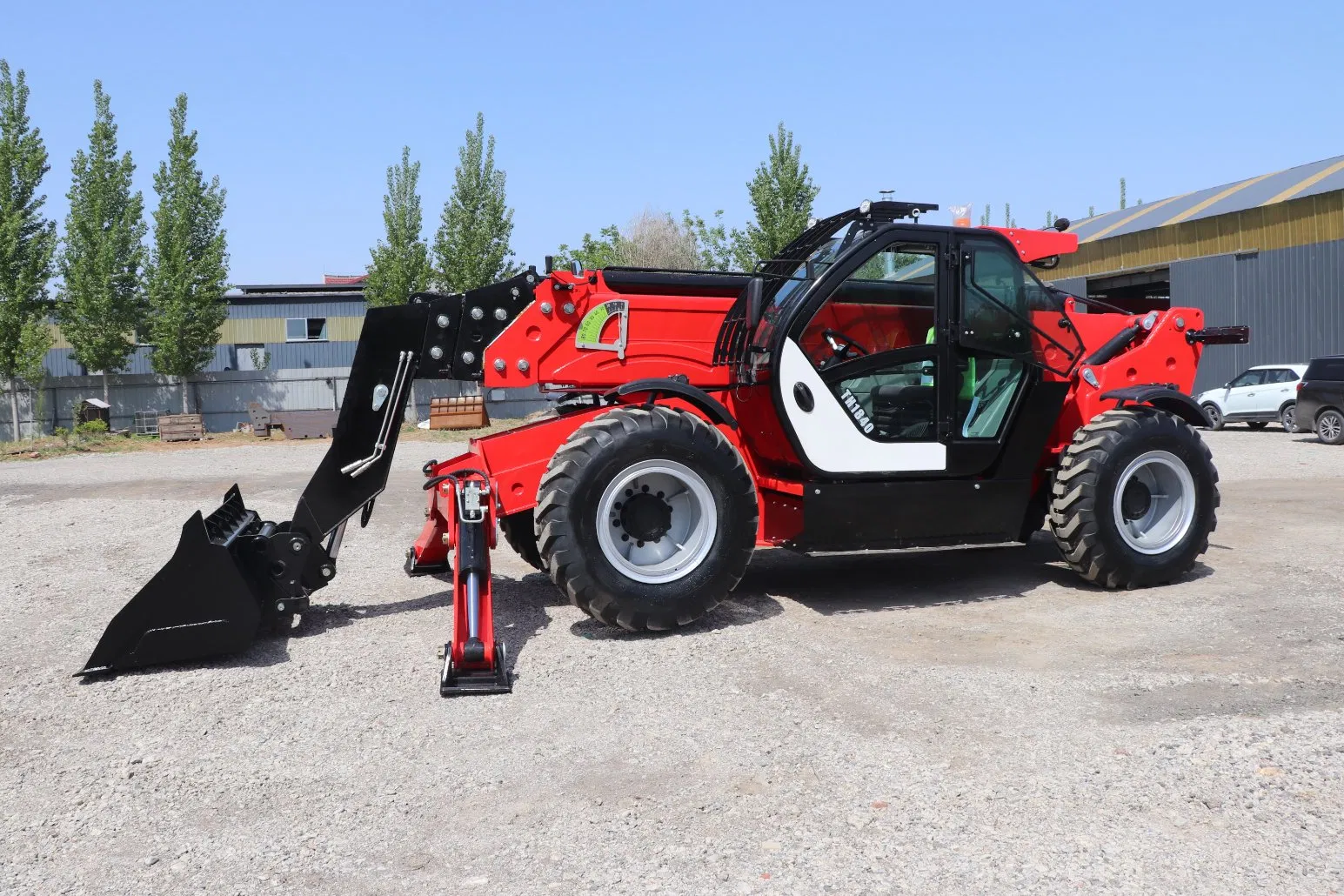 CE New Farm Construction Factory Direct Discounts Telescopic Loader Compact 4X4 Telehandler