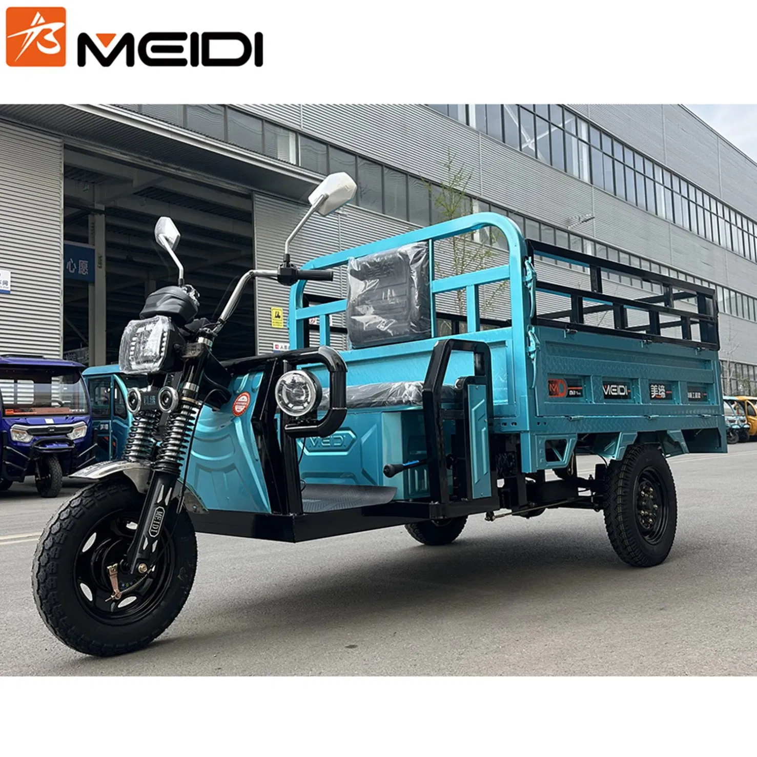 1.5t Loading Heavy-Duty 3000W High-Power Motor Electric Cargo Motorcycle 3 Wheel Tricycle for Goods Transport and Delivery