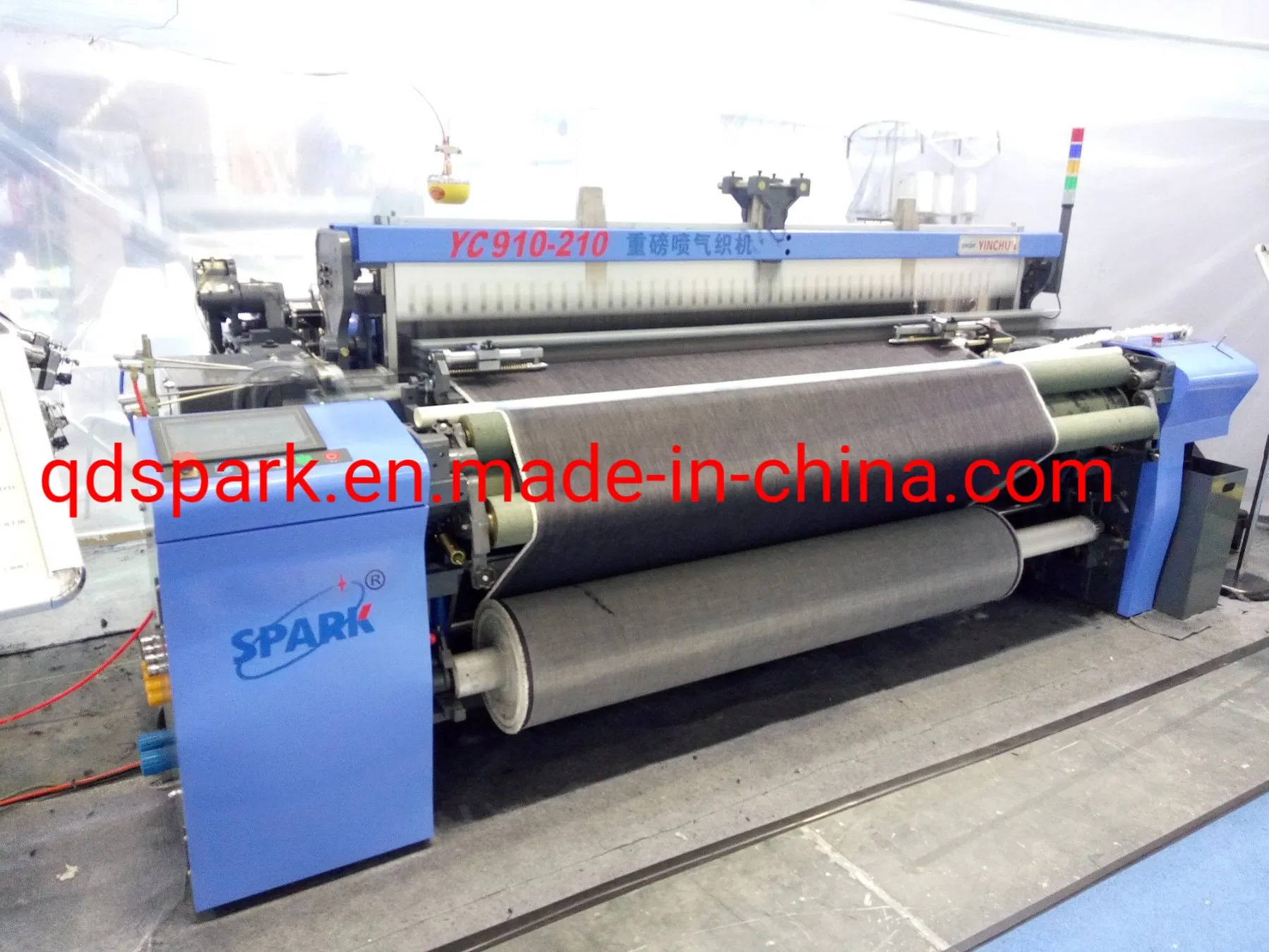 Air Jet Power Loom Weaving Denim Fabric with Staubli Dobby Textile Weaving Machine