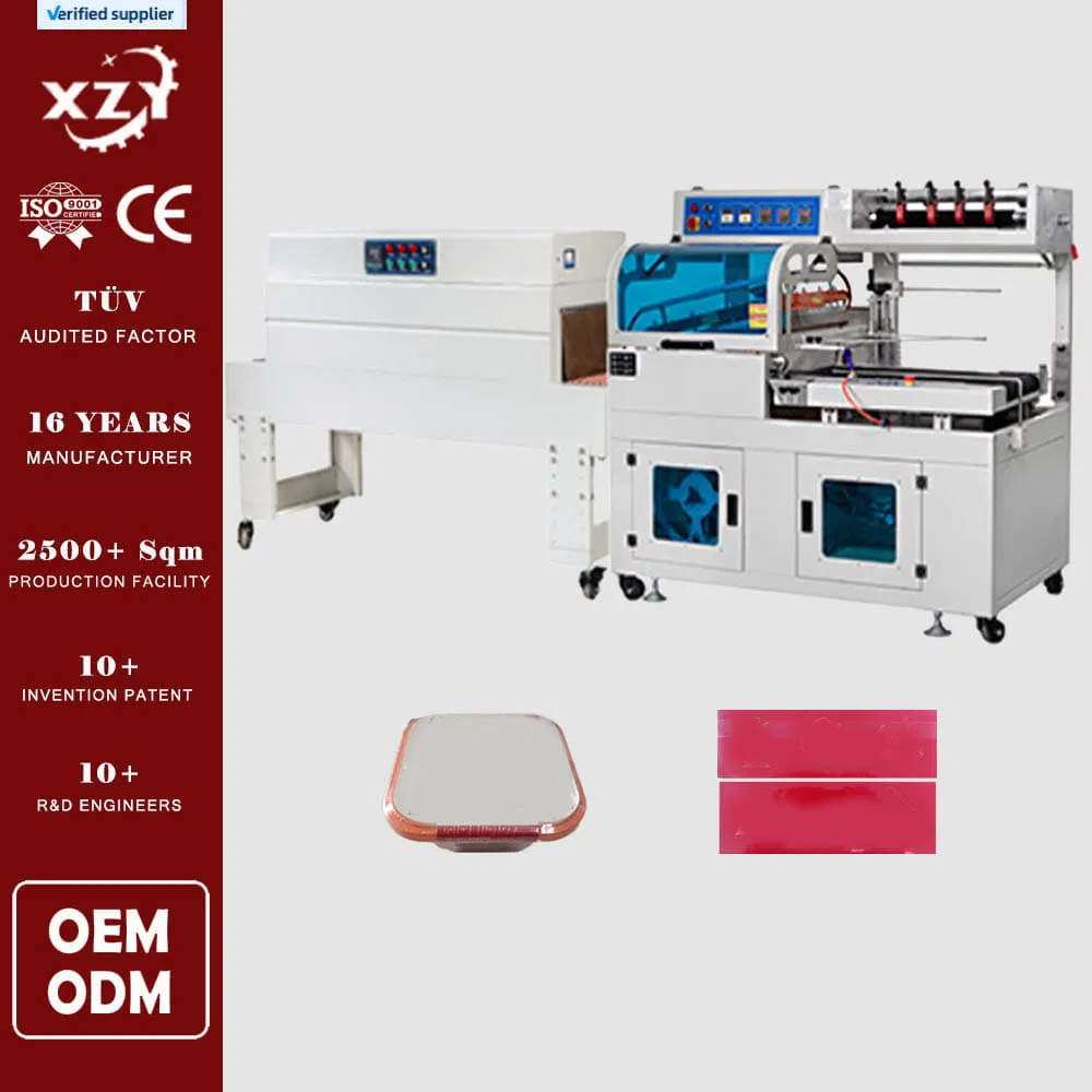 Energy-Saving Thermostatic PE Film Shrink Wrapping Machine for Food-Packaging