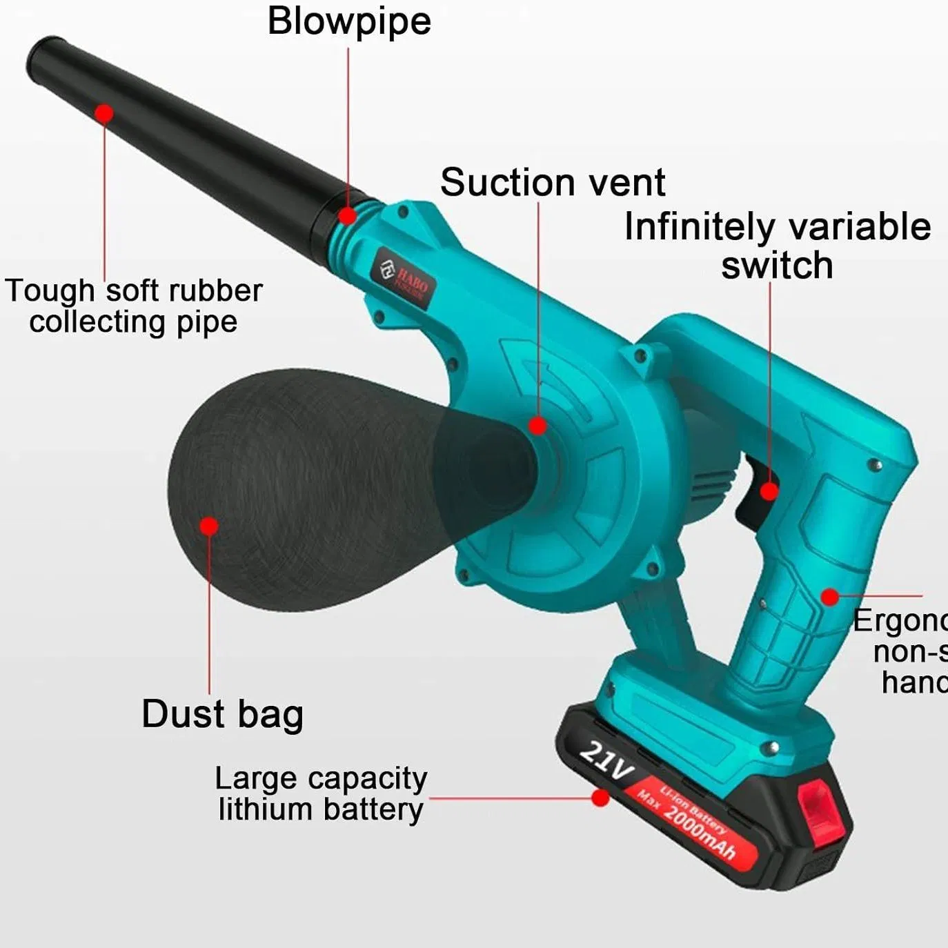 Versatile Electric Leaf Blower and Vacuum Combo for Garden