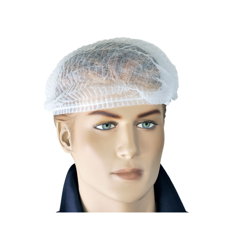 Disposable Medical Cap Hairnet Non Woven Mob Caps Nurse Hat Bouffant Cap with Elastic