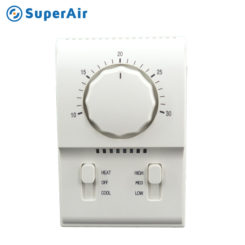 Aire acondicionado HVAC Mecánico Temperatura de la habitación del hotel Termostato