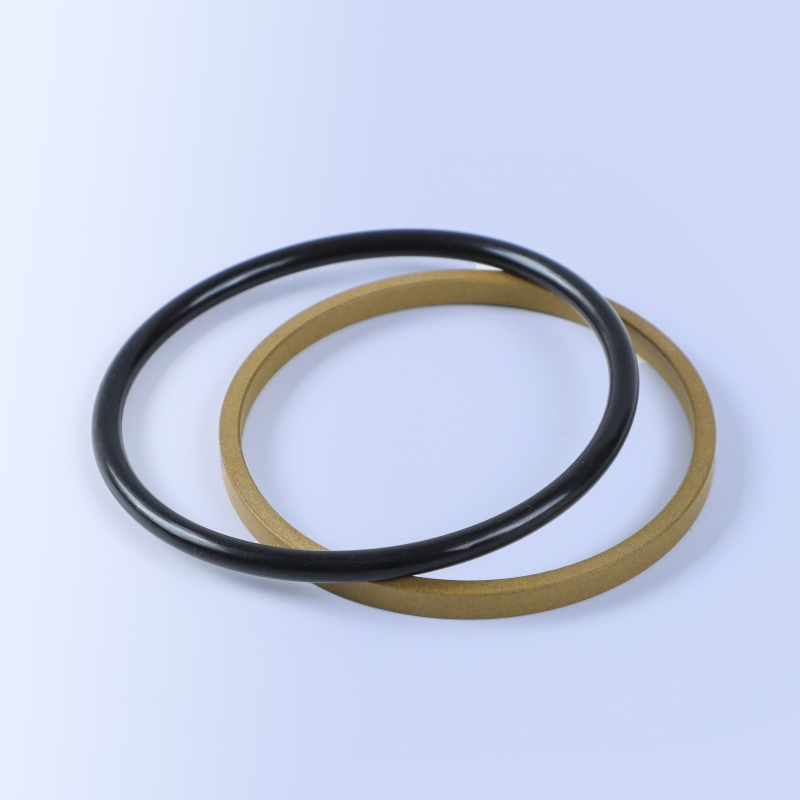 Высокоэффективное гидравлическое уплотнение штока GSI из PTFE+NBR для цилиндров тяжелого режима работы