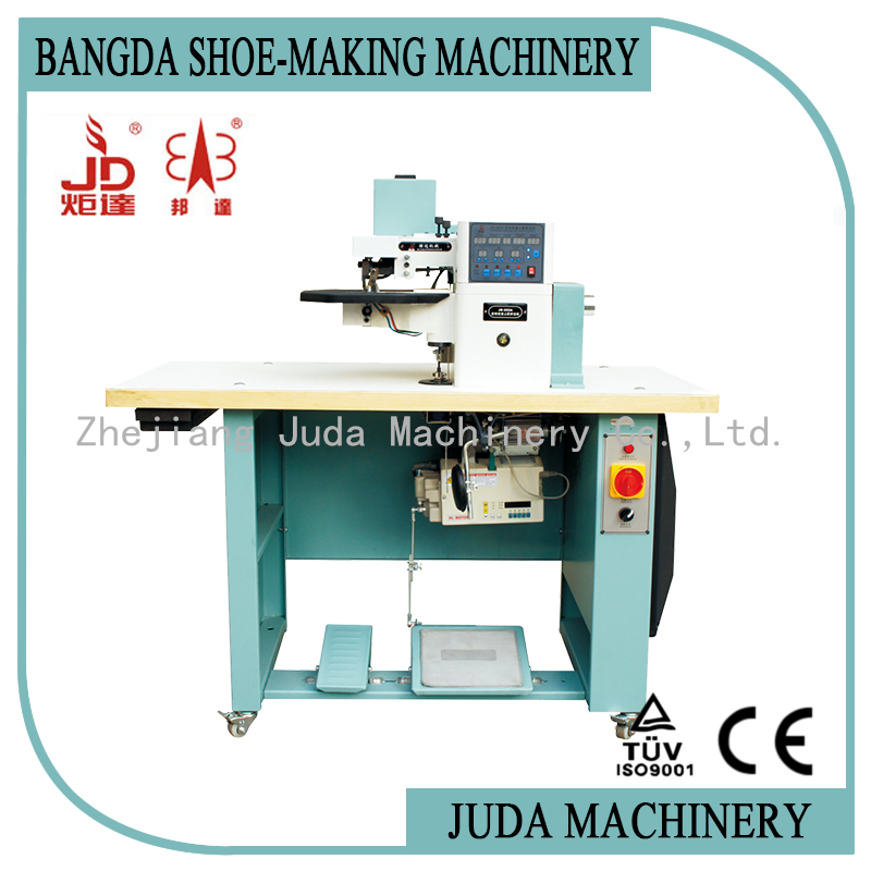 Speed Change Hot Melt Adhesive Edge Folding Shoe Making Machine