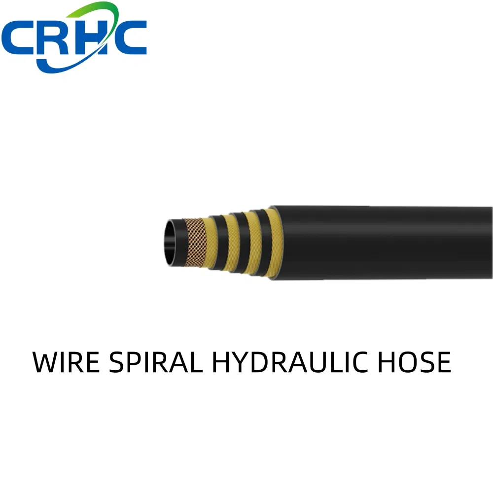 Steel Wire Spiral Hydraulic Hose for Convey Water-Based, Petroleum-Based Biodegradable Oil
