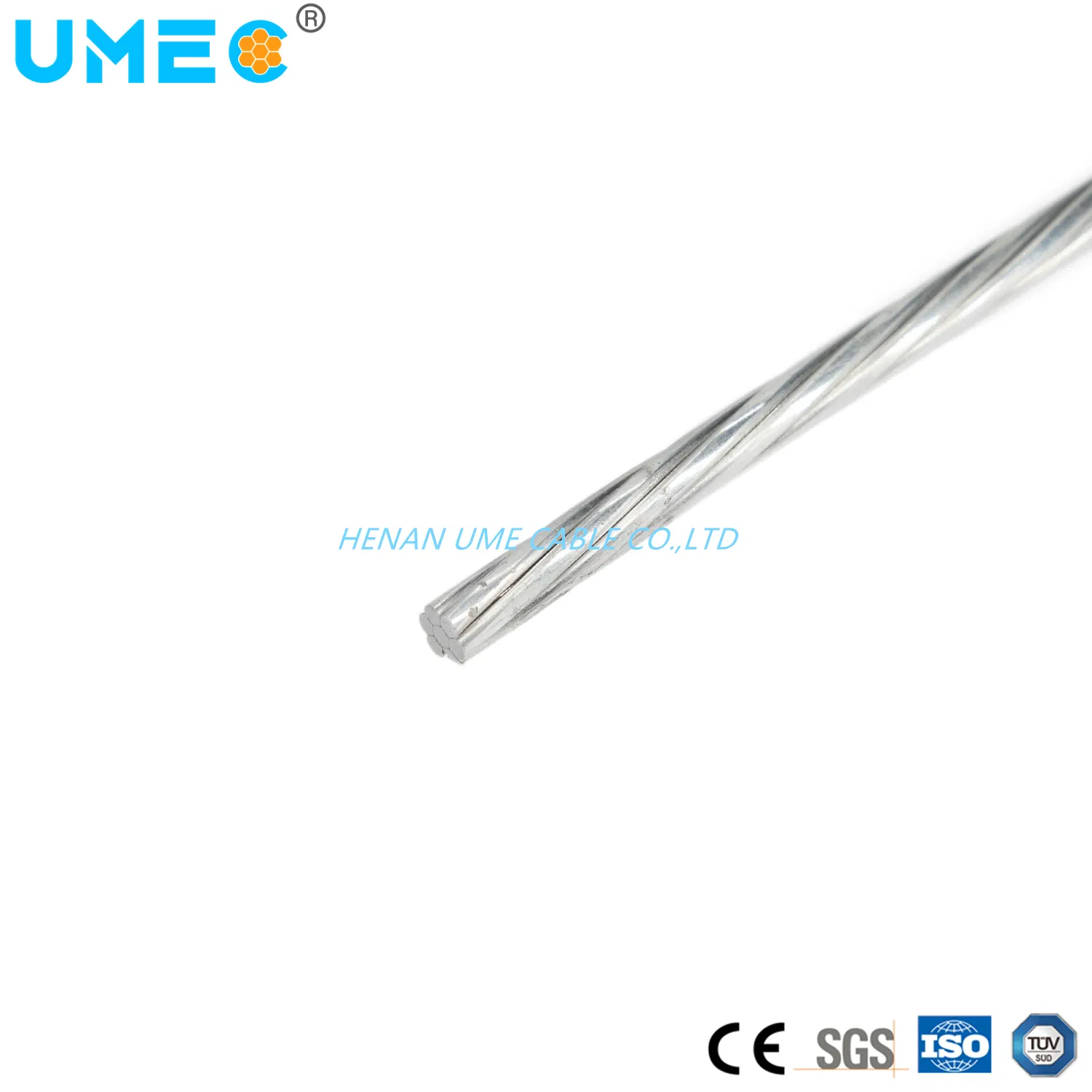 Overhead Transmission Line Bare Aluminium Alloy Conductors AAAC with Grease
