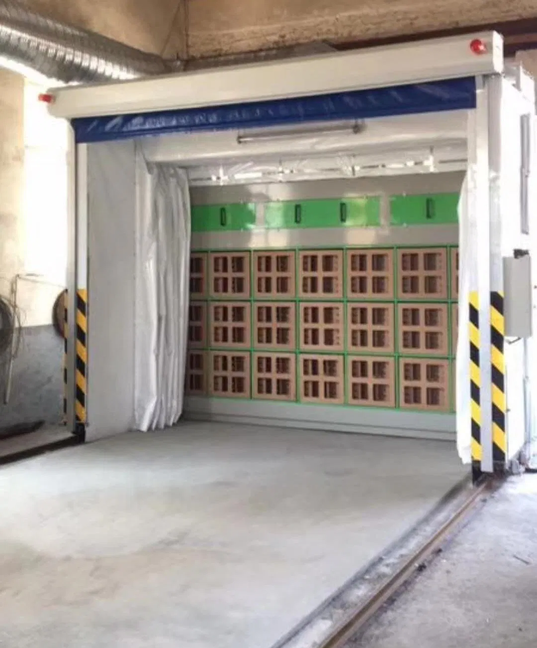 Cabine de peinture pliable, amovible, télescopique et rétractable pour grandes pièces