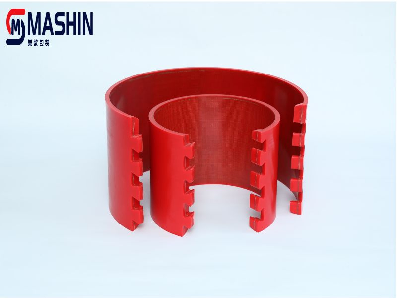 Copertura dell'incudine per fustellatura rotativa di colore rosso per macchina da stampa flessografica