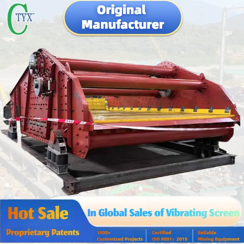 Linear Vibrating Screen Equipment Separator Durable Coal Ore Sand Gold Sieving Machine Sifter