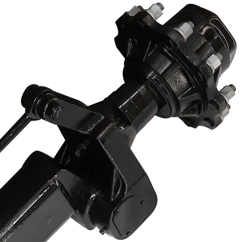 Agricultural Machinery High Quality Mini Hand 2 Wheels Farm Trailer Steering Axle
