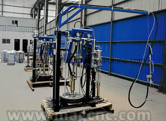 Insulating Glass Silicone Extruder Machinery Two Component Coating Machine