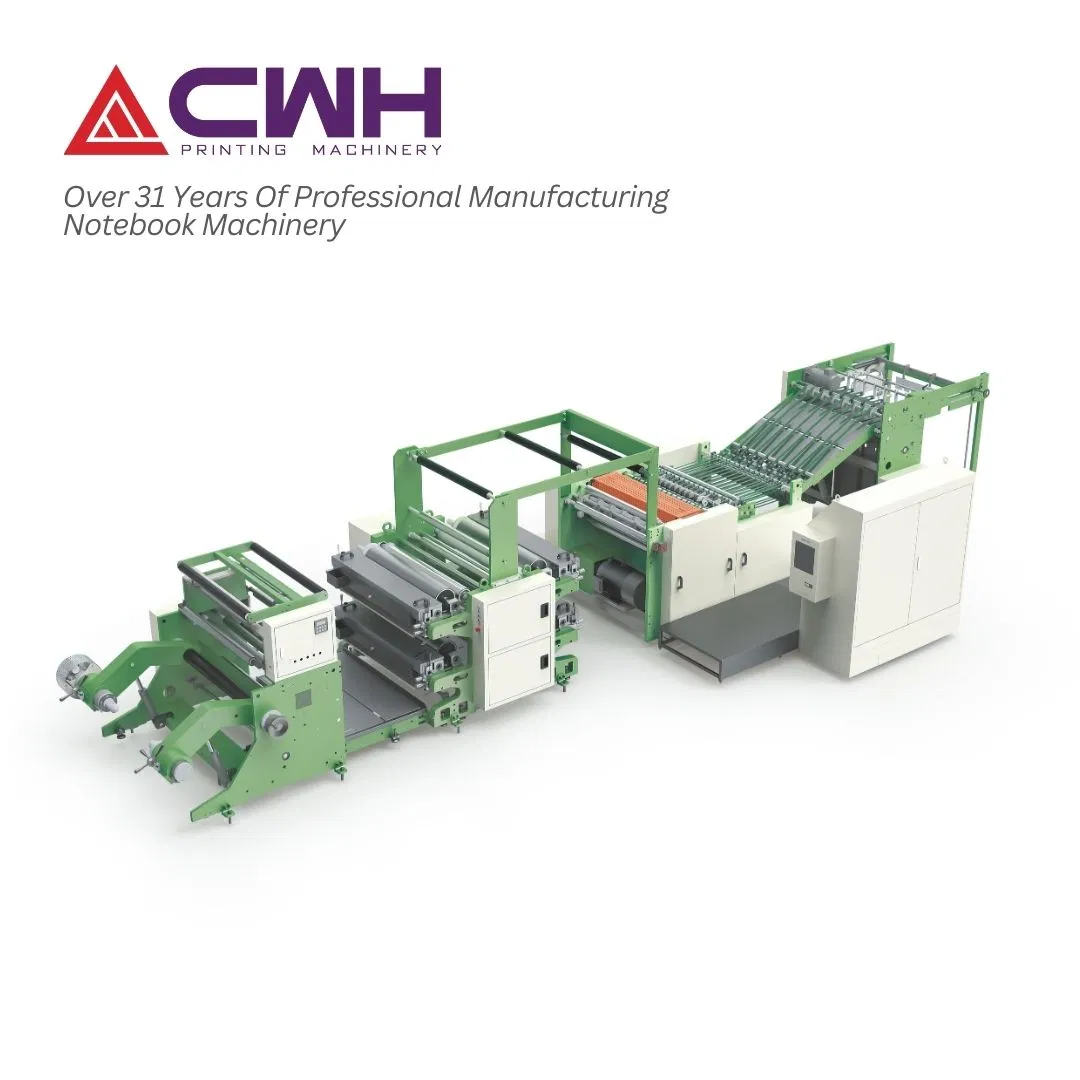 Precision 2 Color Paper Ruling Machine for Premium Notebooks CWH AFP-1040A Flexo Printing Press