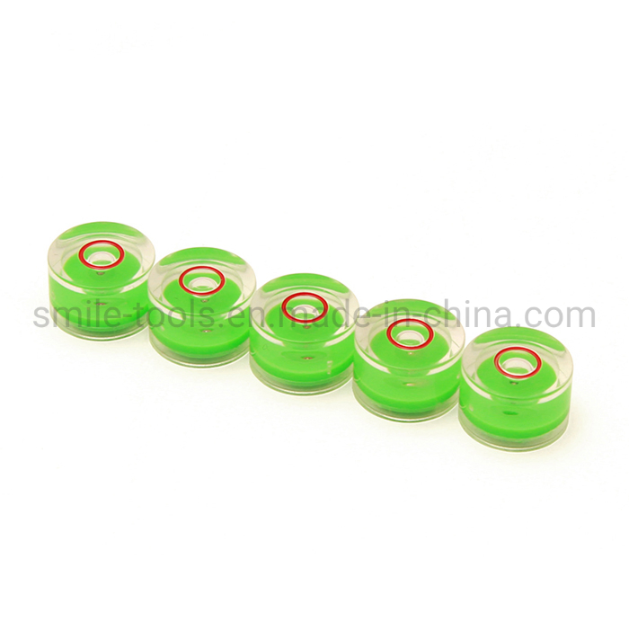 25*10 Runde Bubble Level Vial Hochwertige Acryl Runde Vials